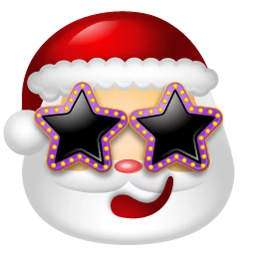 Santa with star sunglasses (fzd7t2cb8j)